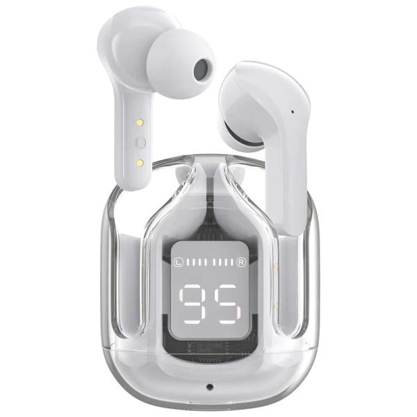Air 31 Tws Original With Big Packing Transparent Earbuds Bluetooth 5.3v White