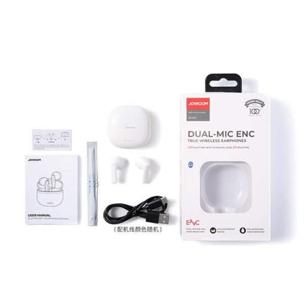 Joyroom Jr-tl11 Dual-mic Enc True Wireless Earphones White
