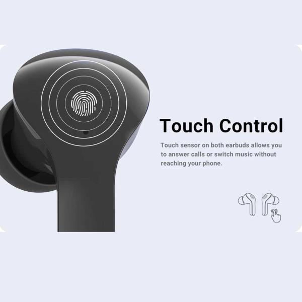 Air 31 Tws Original With Big Packing Transparent Earbuds Bluetooth 5.3v Black