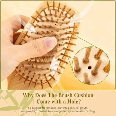 Bamboo Hair Brush for Daily Use & Gifting