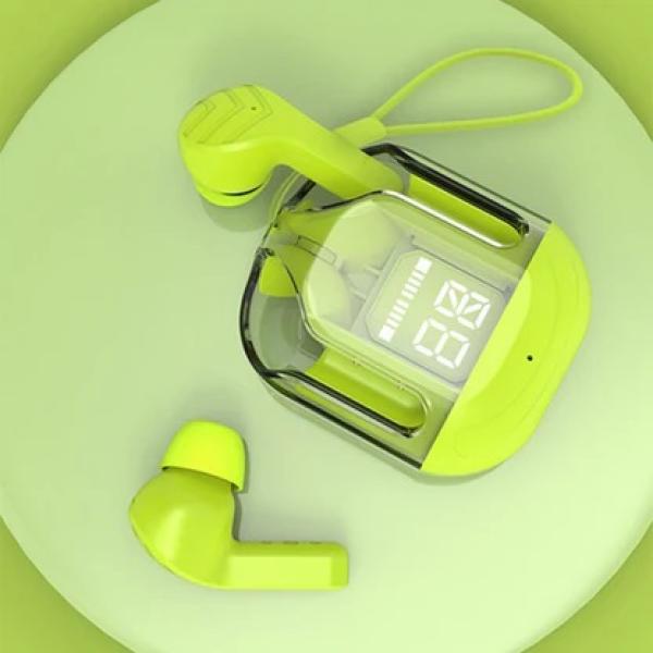 Air 31 Tws Original With Big Packing Transparent Earbuds Bluetooth 5.3v Green