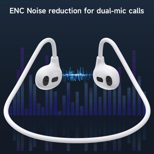 Pro Air Neck Hanging Wireless Earphone White