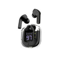 Air 31 Tws Original With Big Packing Transparent Earbuds Bluetooth 5.3v Black