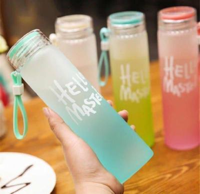 Transparent Water Bottle 500ml ABS Plastic Gym Office Travel