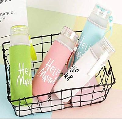 Transparent Water Bottle 500ml ABS Plastic Gym Office Travel