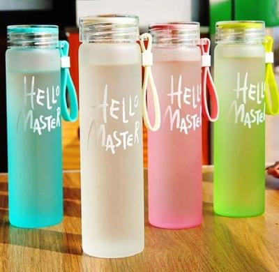 Transparent Water Bottle 500ml ABS Plastic Gym Office Travel