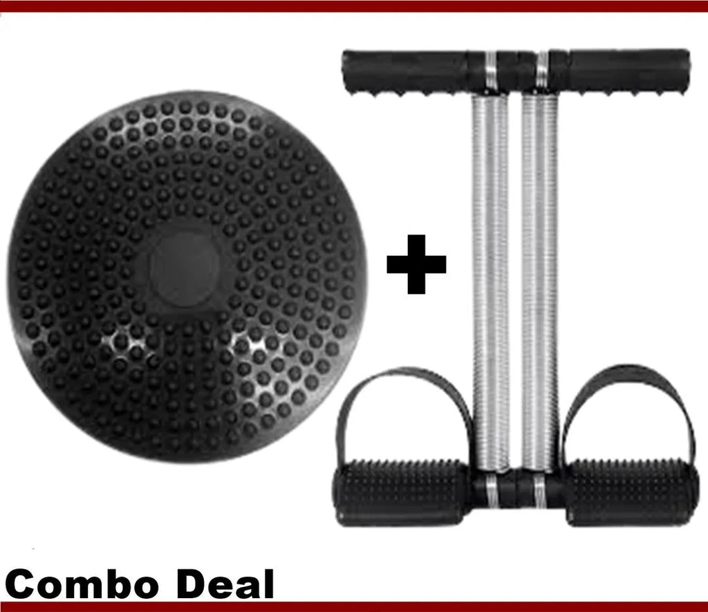 Tummy Twister & Waist Trimmer Combo for Home Fitness