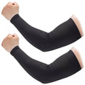 Men UV Protection Arm Sleeves Black Free Size